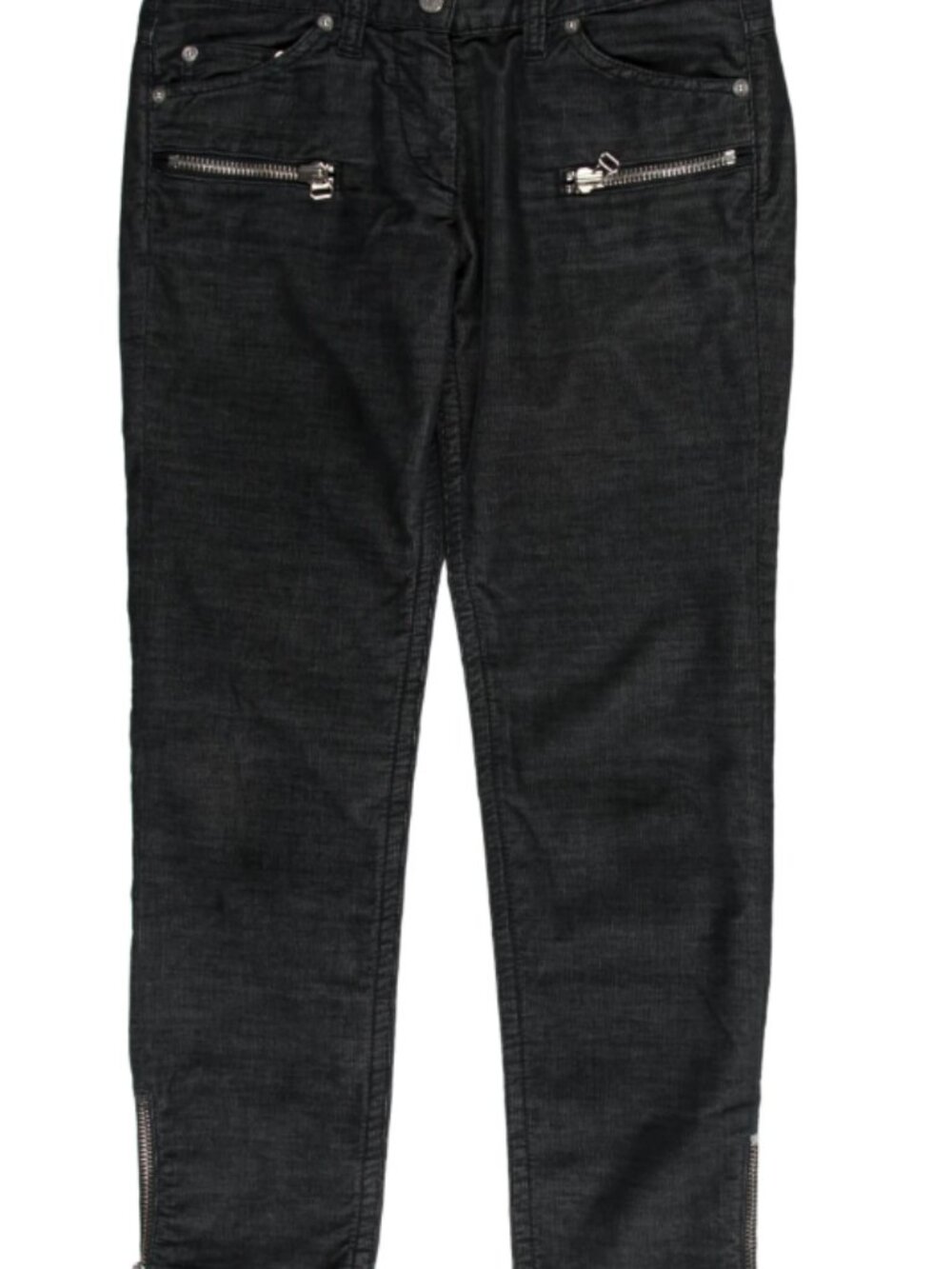 Isabel Marant Dark Green Cropped Corduroy Pants Size 36 / US 4